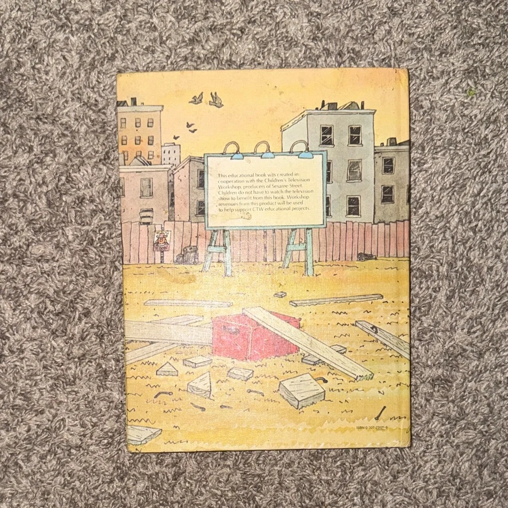 Sesame Street The Tool Box Book with Blue and Orange Cover